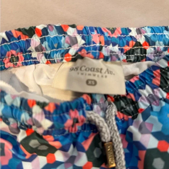 Colorful Geometric Kids Swim Trunks - Picture 5 of 5